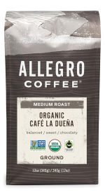 Allegro Coffee Organic Early Bird Blend Ground Coffee, 12 oz